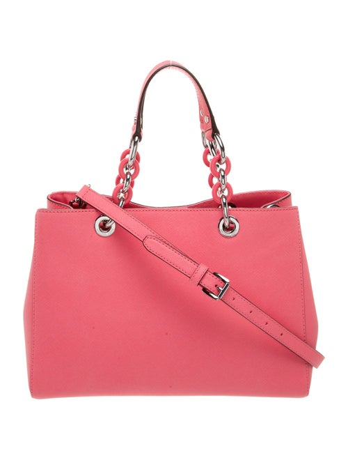 Michael Michael Kors Saffiano Leather Top Handle Bag