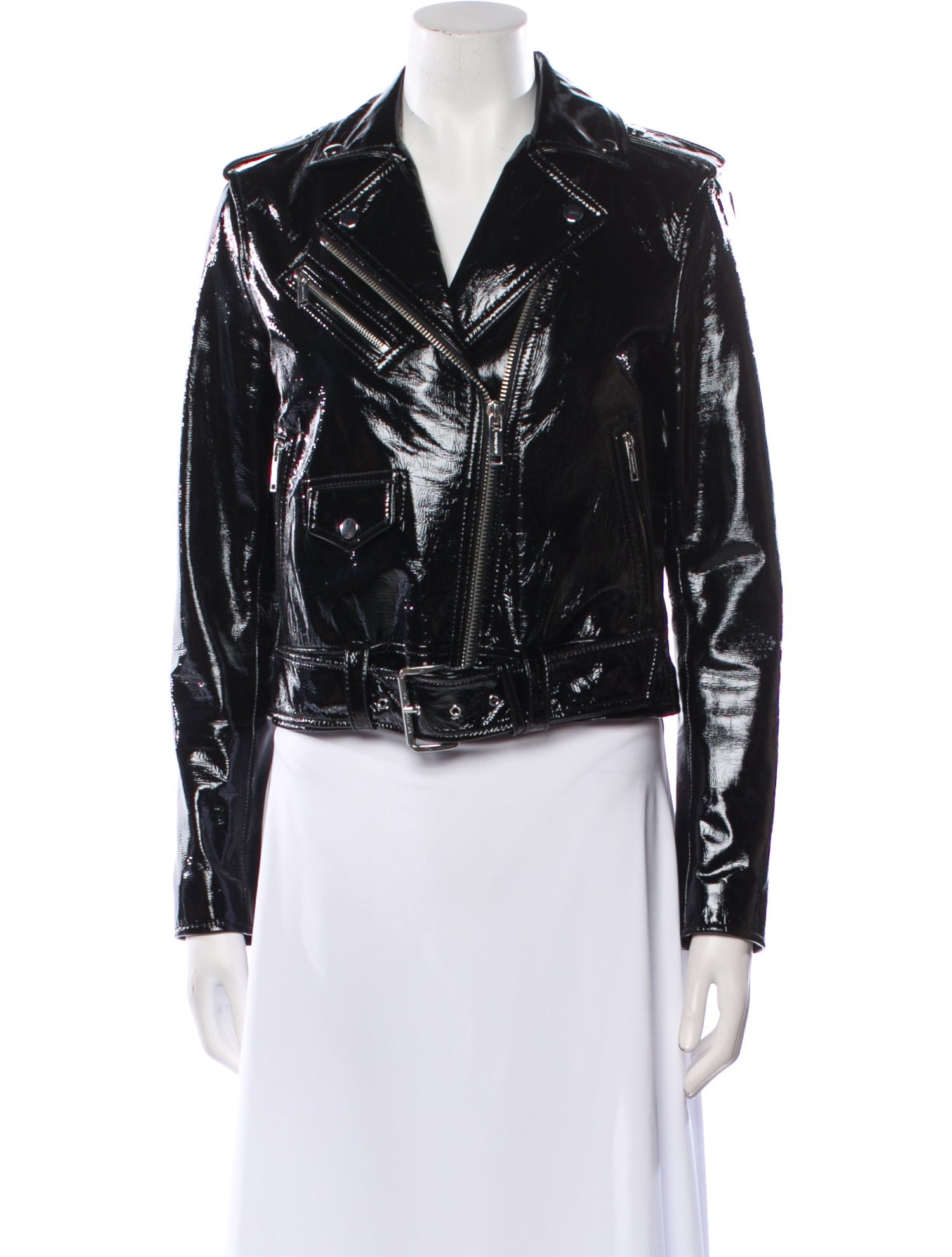 Michael Michael Kors Leather Biker Jacket