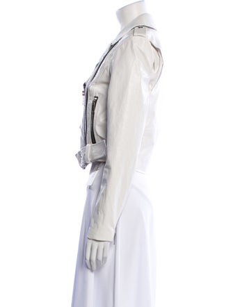 Michael Michael Kors Leather Biker Jacket