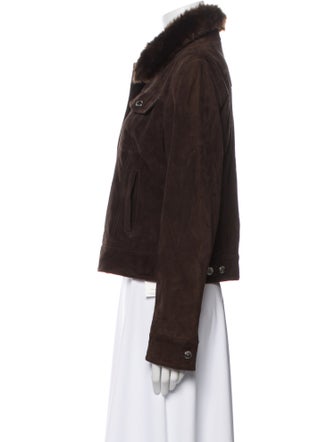 Michael Michael Kors Fur Denim Jacket