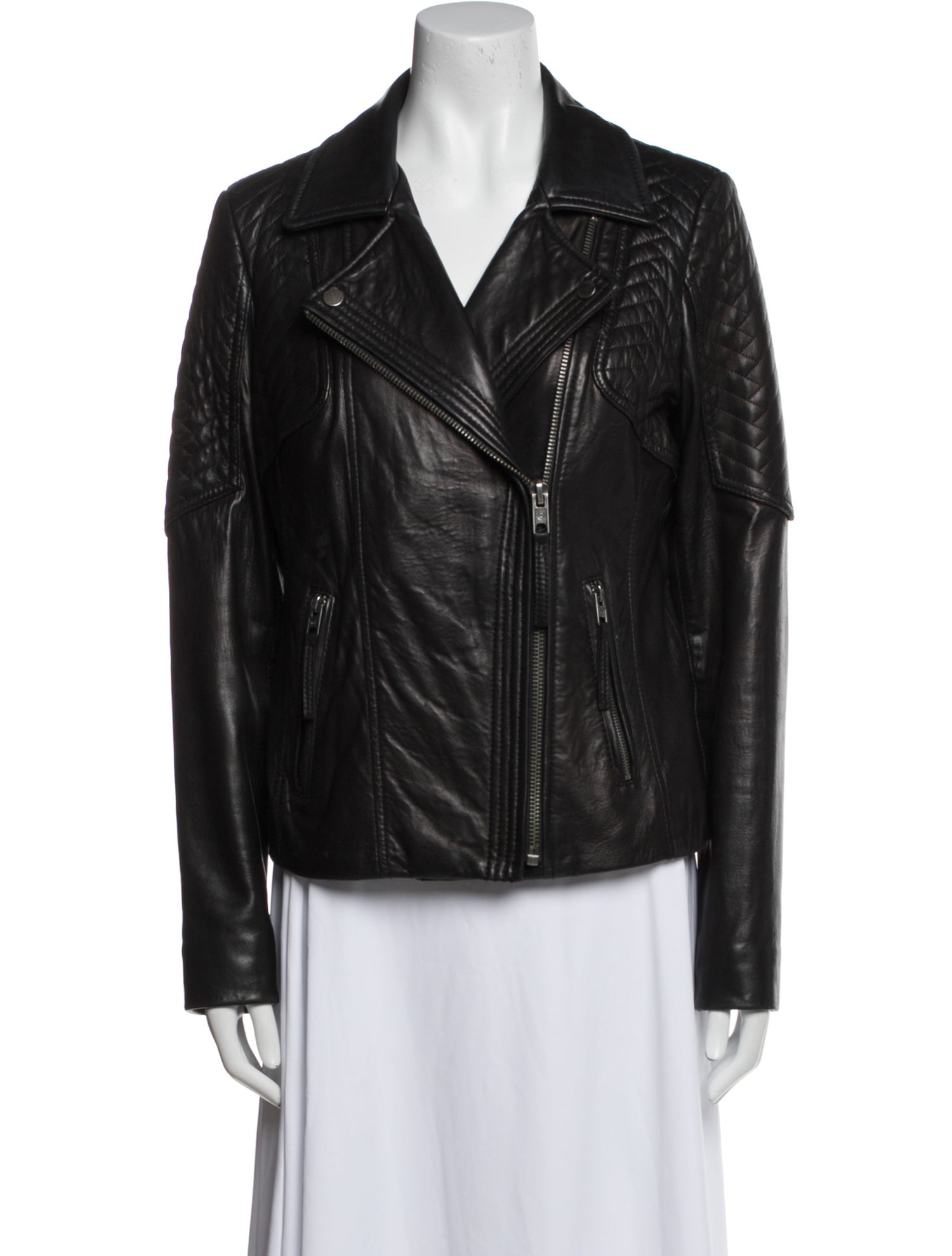 Michael Michael Kors Leather Blazer