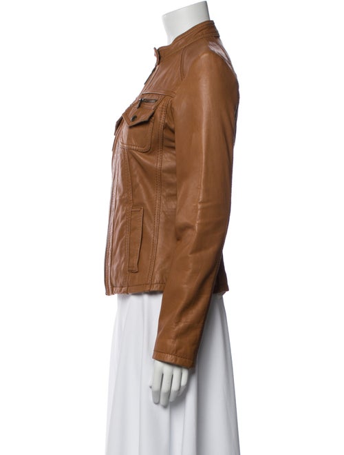 Michael Michael Kors Leather Biker Jacket