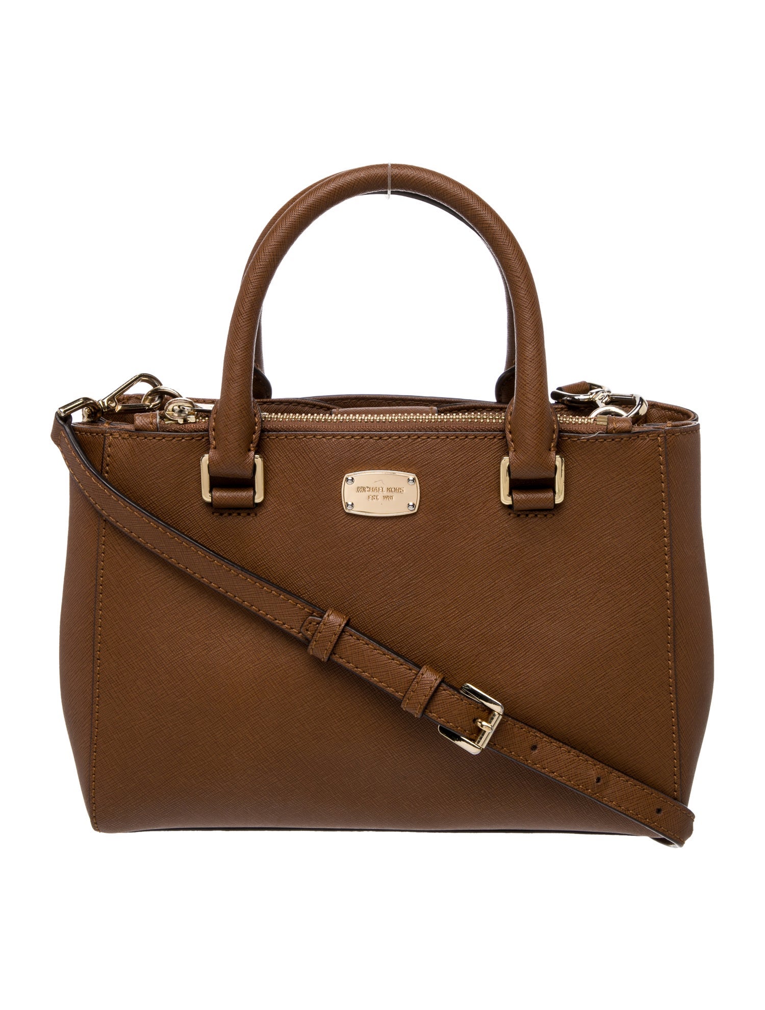 Michael Michael Kors Saffiano Leather Top Handle Bag