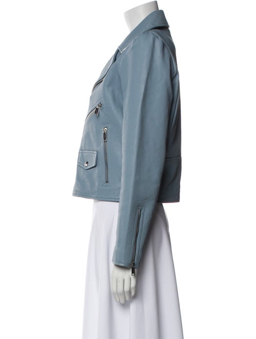 Michael Michael Kors Calf Leather Biker Jacket