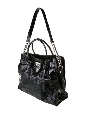 Michael Michael Kors Patent Leather Top Handle Bag