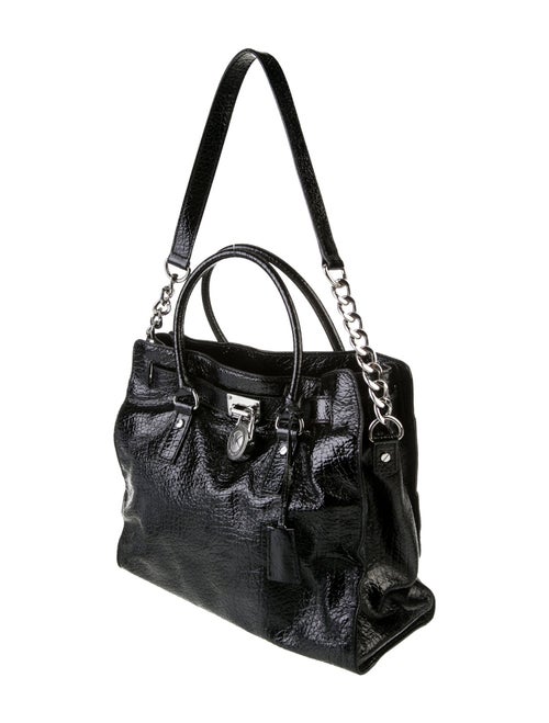 Michael Michael Kors Patent Leather Top Handle Bag