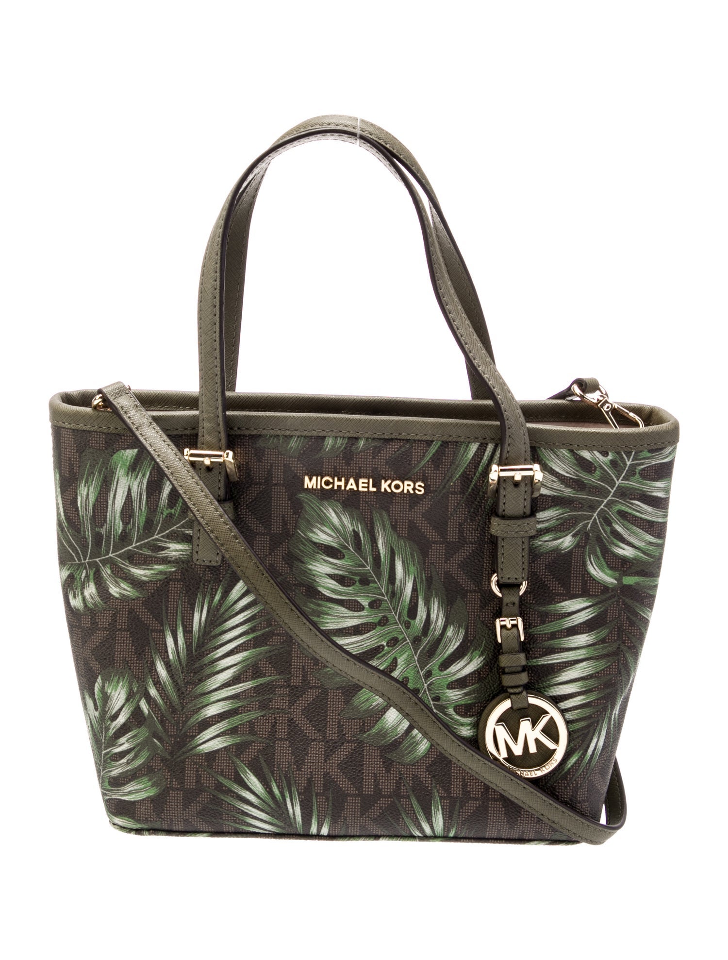 Michael Michael Kors Monogram Top Handle Bag