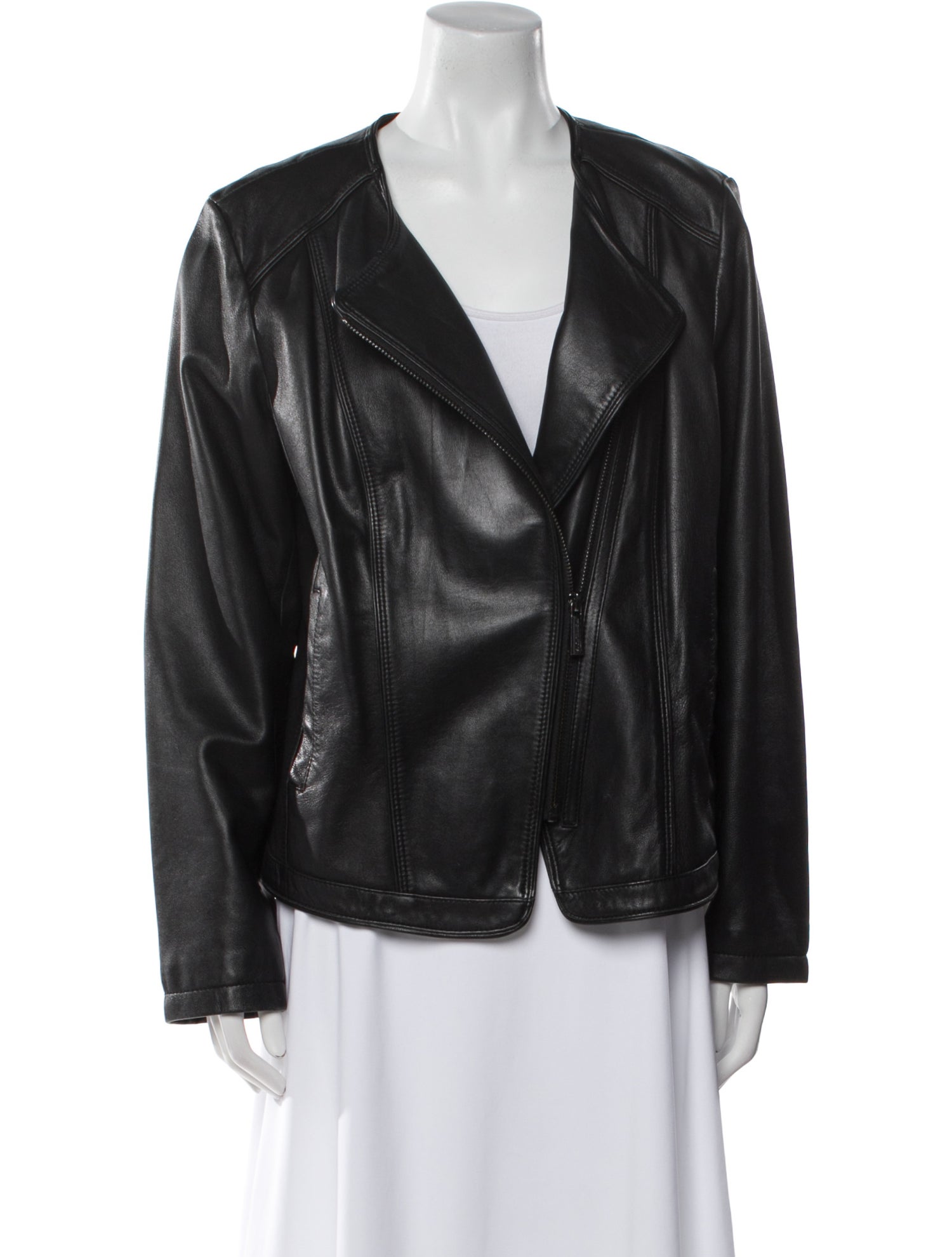 Michael Michael Kors Leather Biker Jacket