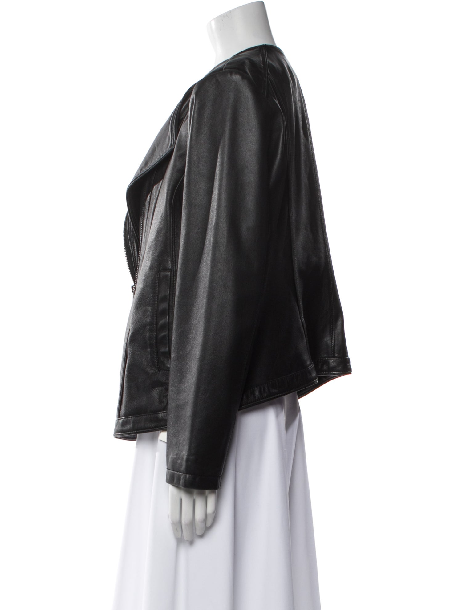 Michael Michael Kors Leather Biker Jacket