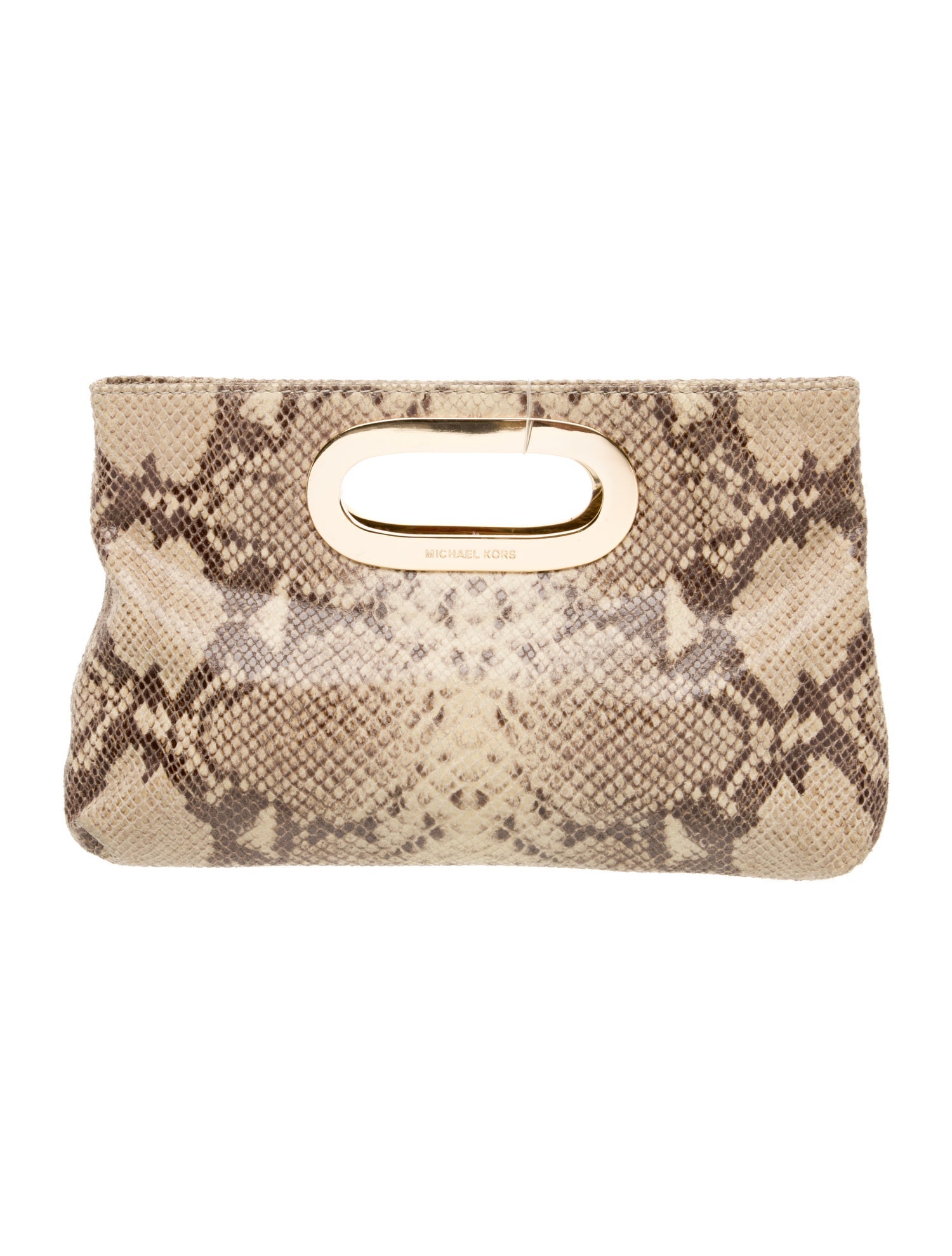 Michael Michael Kors Embossed Leather Top Handle Bag