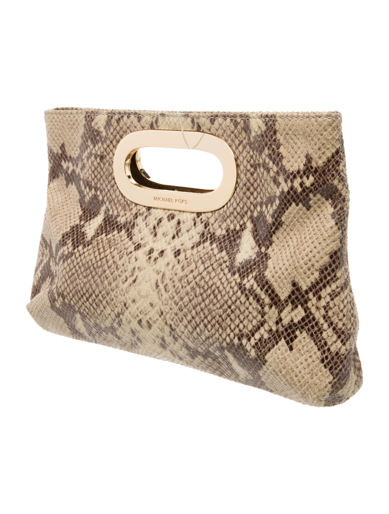 Michael Michael Kors Embossed Leather Top Handle Bag