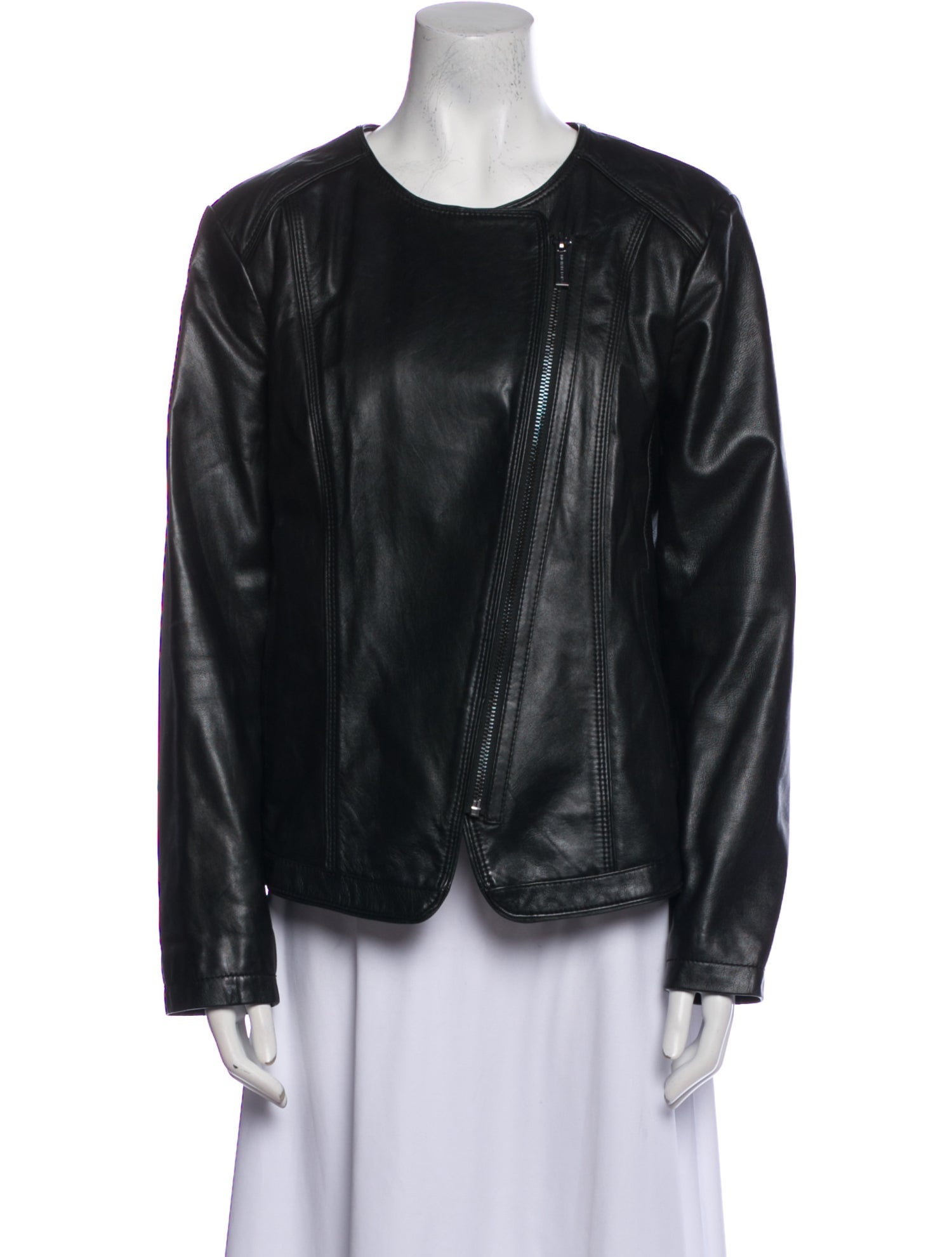 Michael Michael Kors Leather Biker Jacket