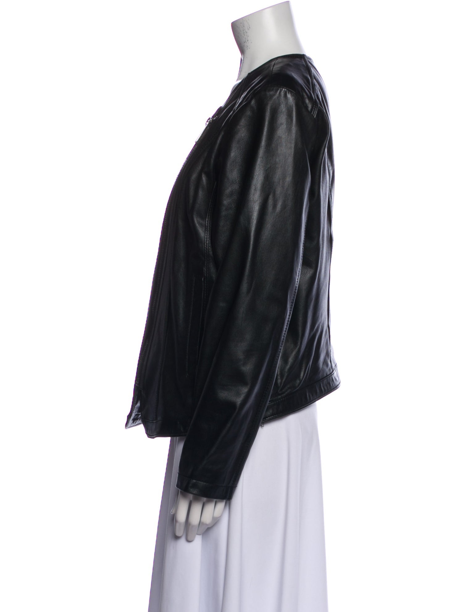 Michael Michael Kors Leather Biker Jacket