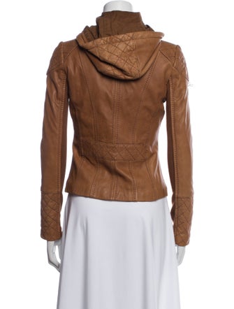 Michael Michael Kors Leather Biker Jacket