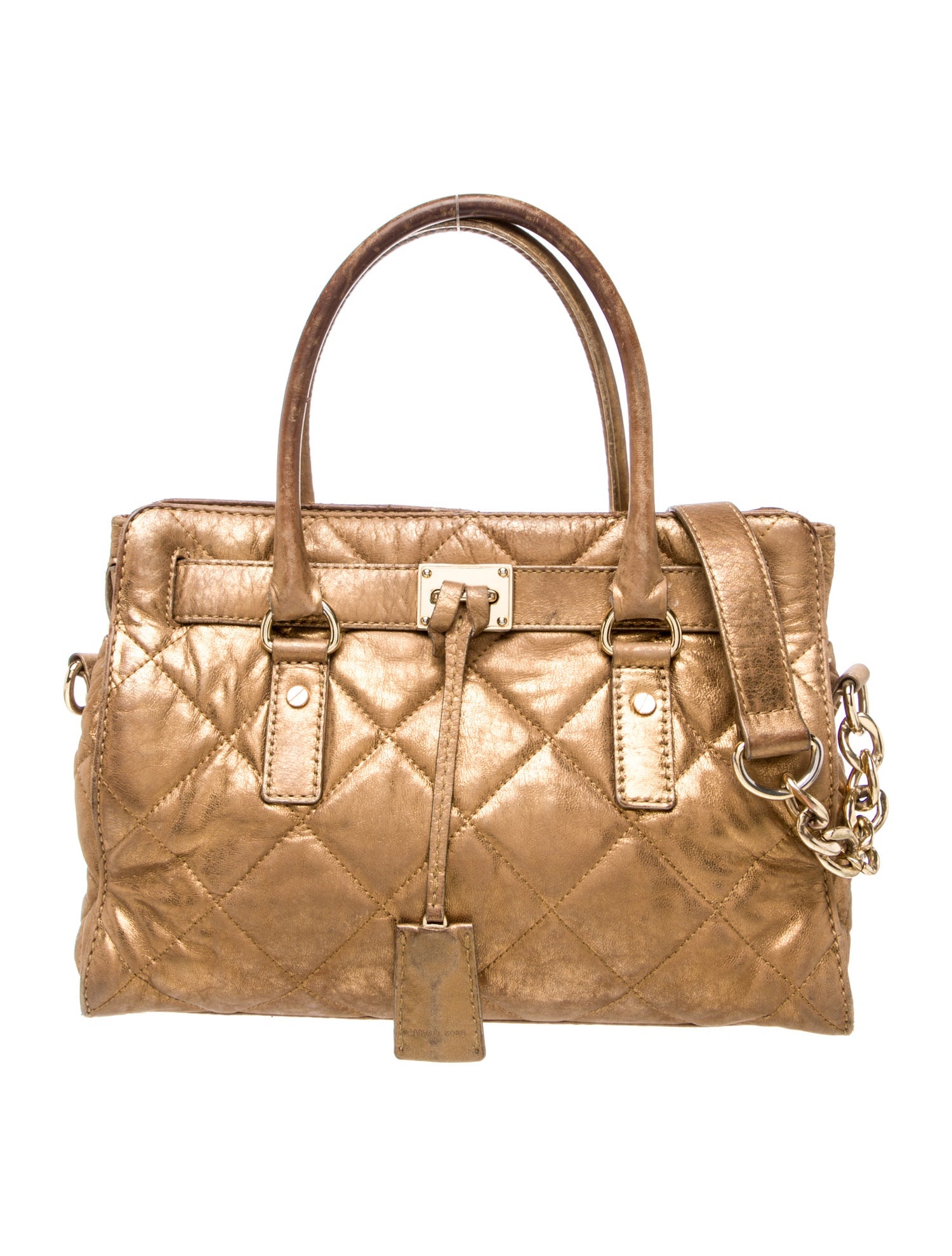 Michael Michael Kors Leather Top Handle Bag