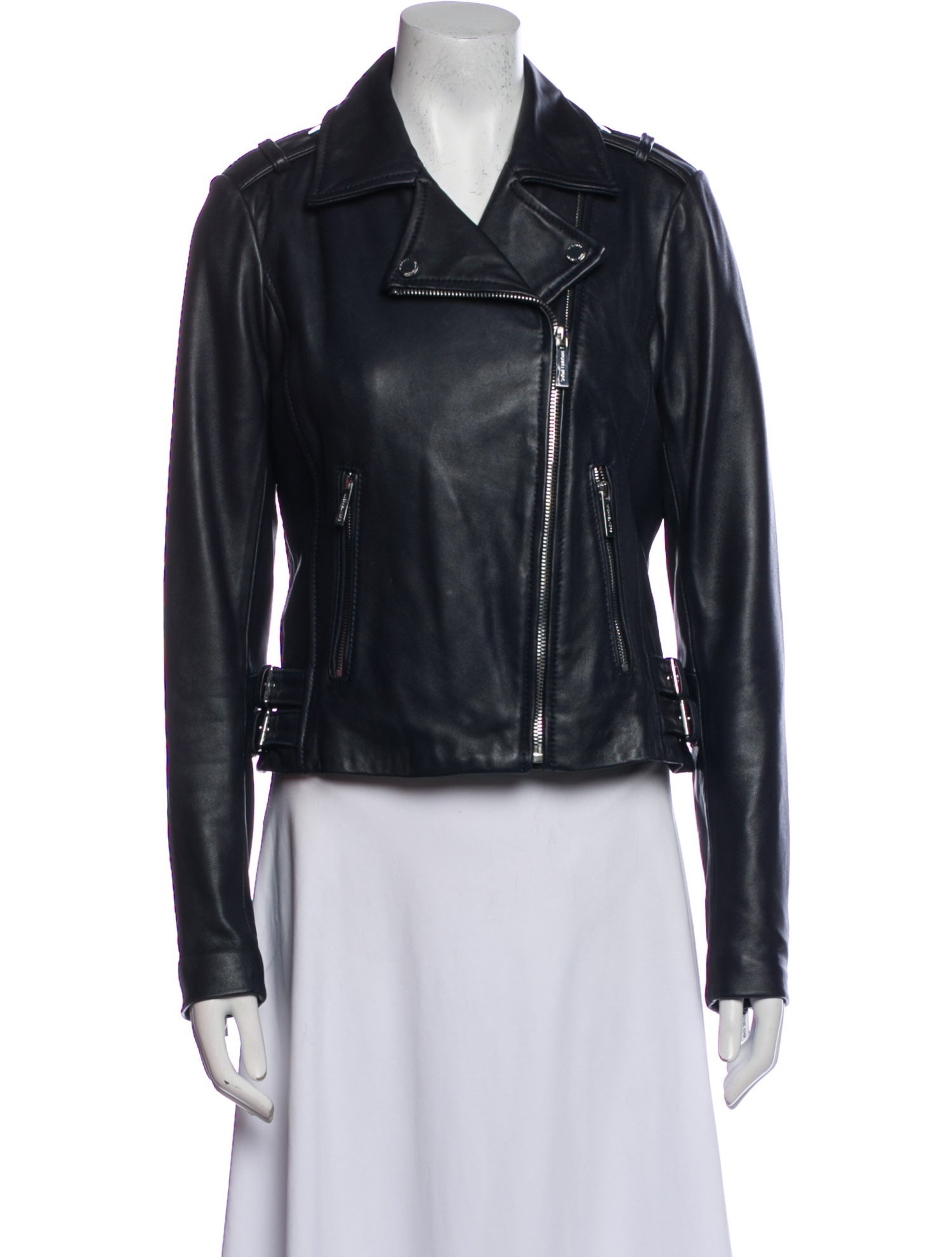 Michael Michael Kors Leather Biker Jacket
