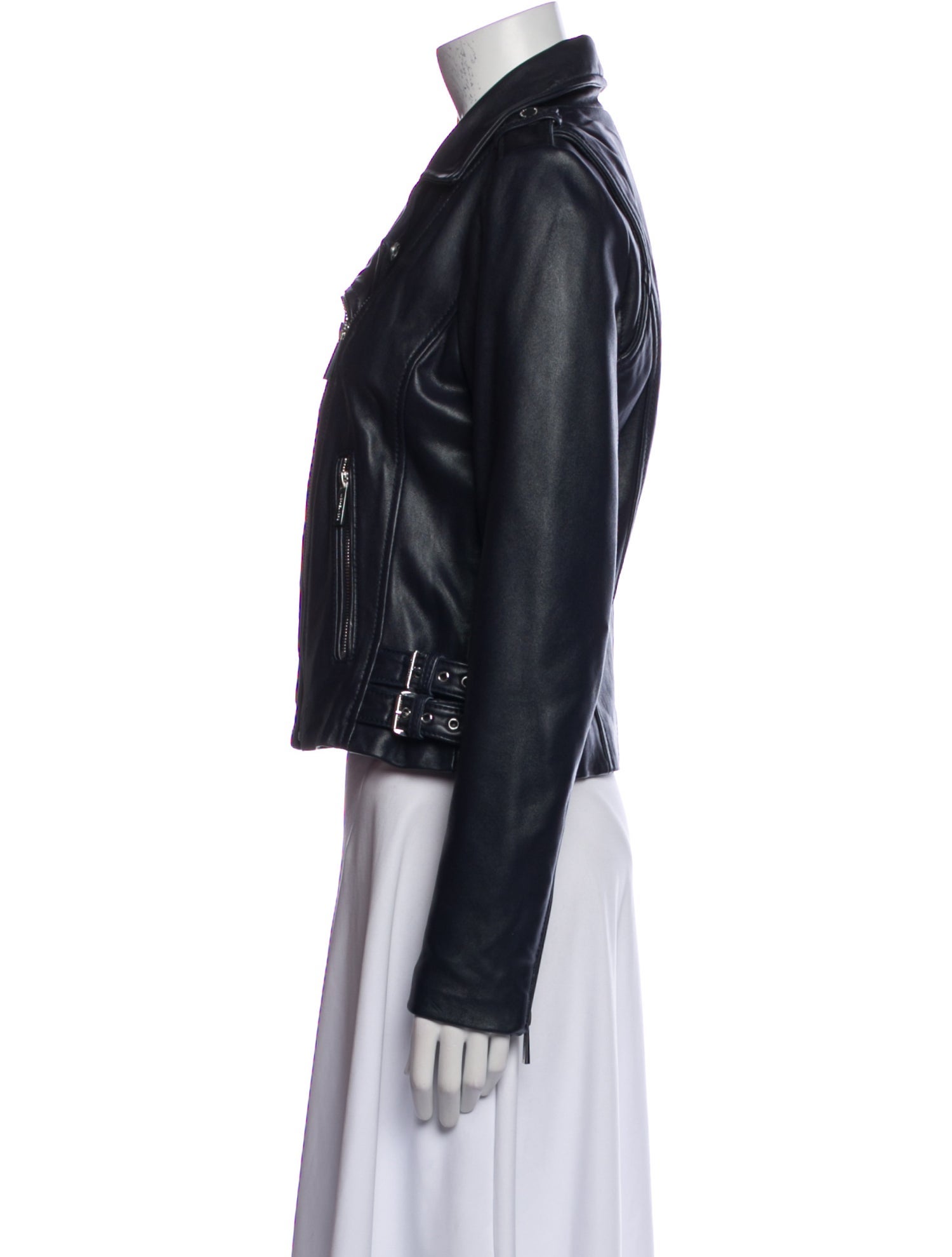Michael Michael Kors Leather Biker Jacket