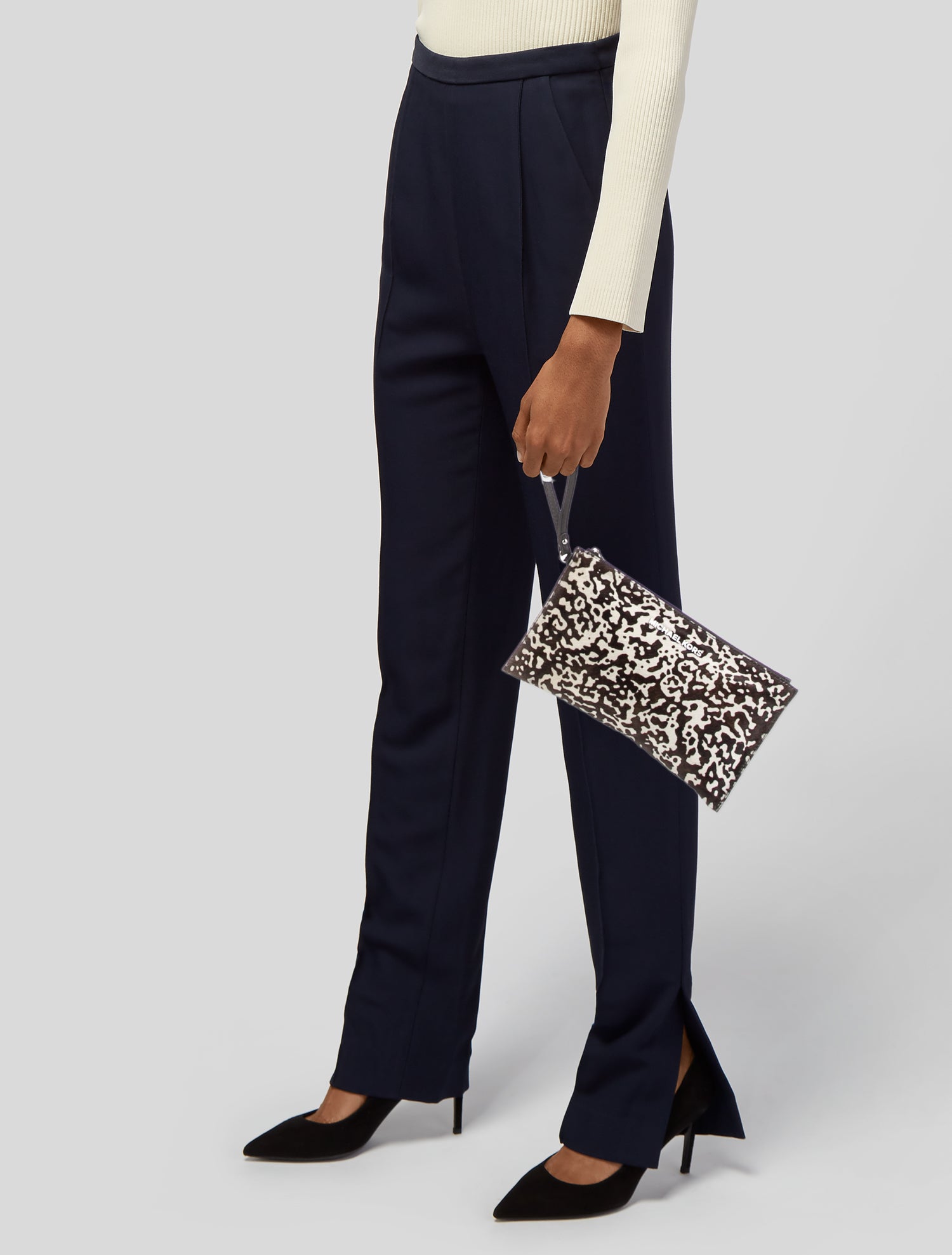 Michael Michael Kors Calf Hair Clutch w/ Tags