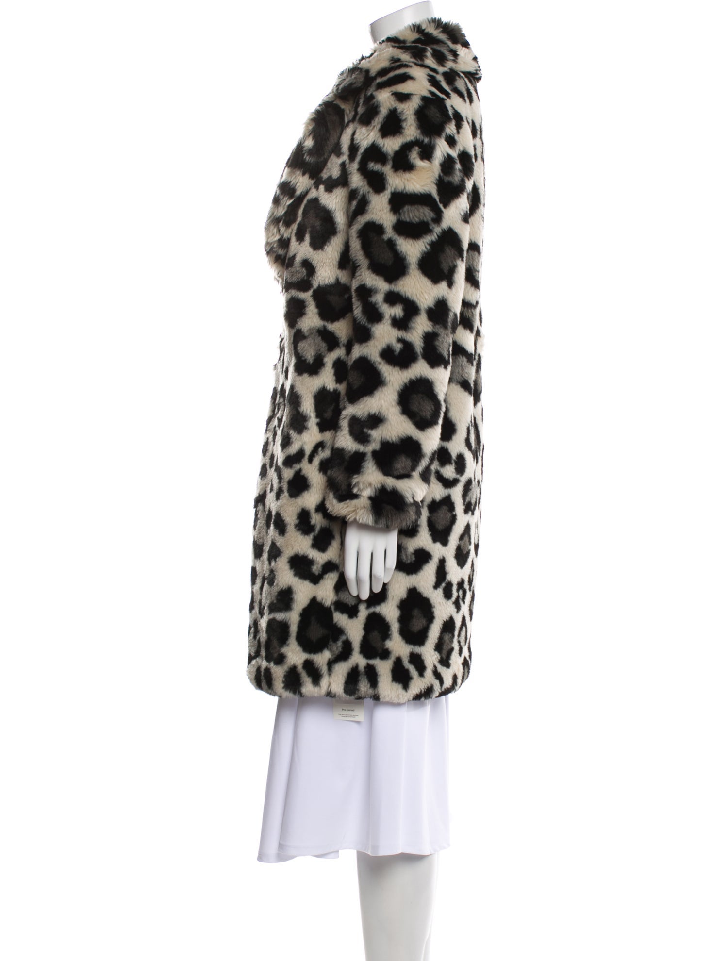 Michael Michael Kors Animal Print Faux Fur Jacket