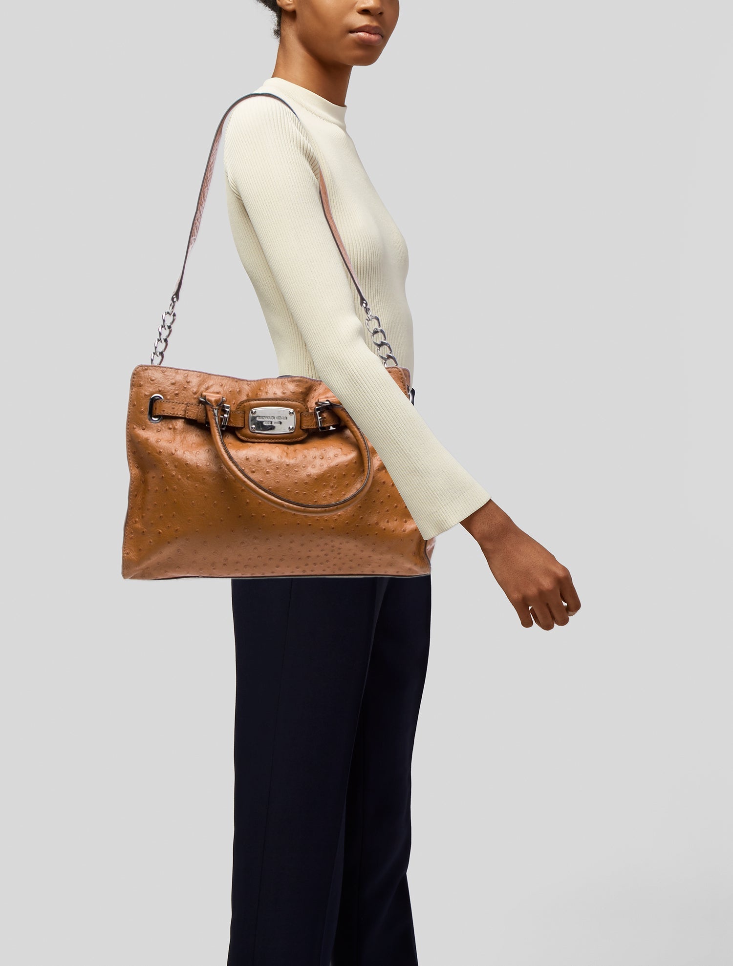 Michael Michael Kors Leather Top Handle Bag