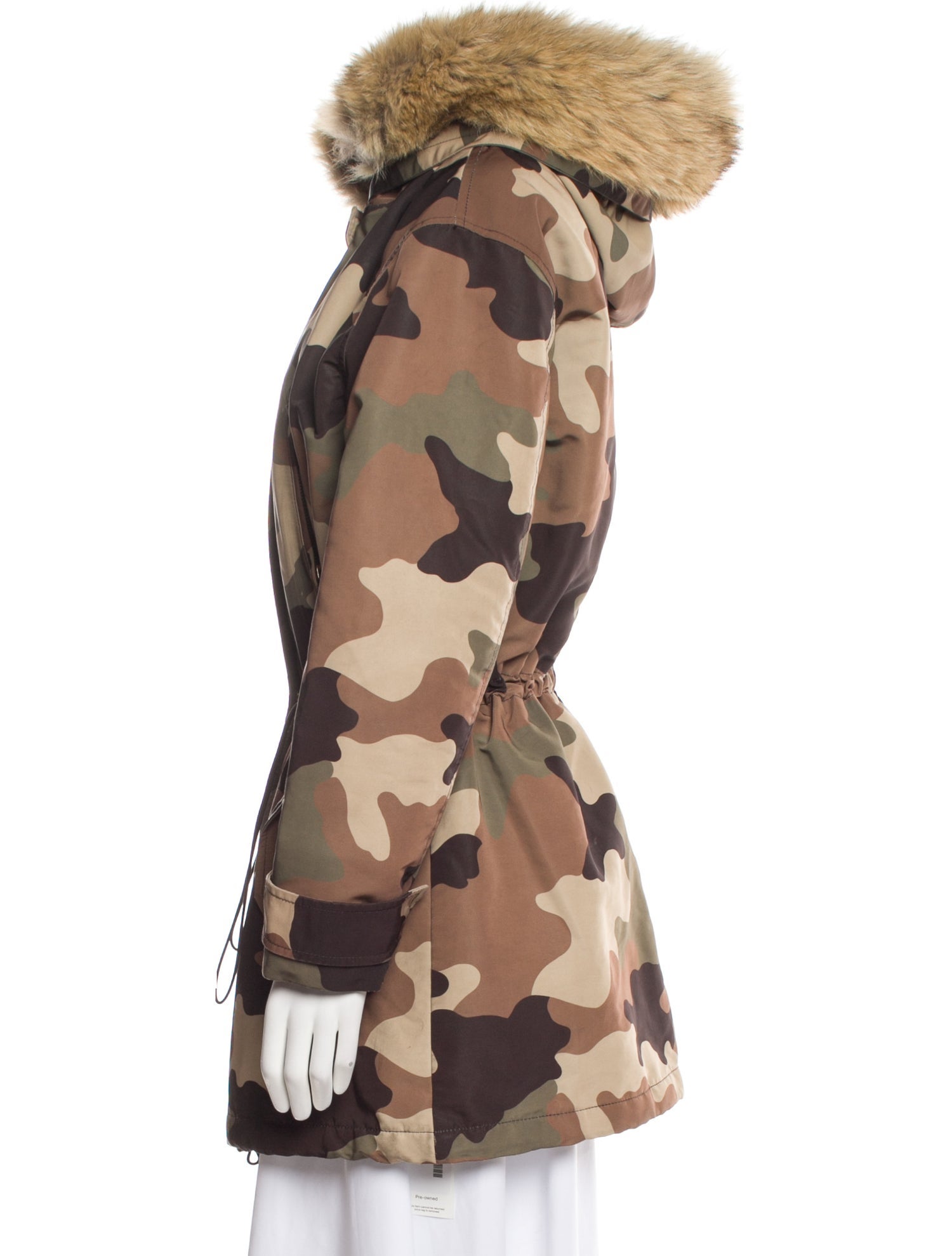 Michael Michael Kors Camouflage Print Fur Vest