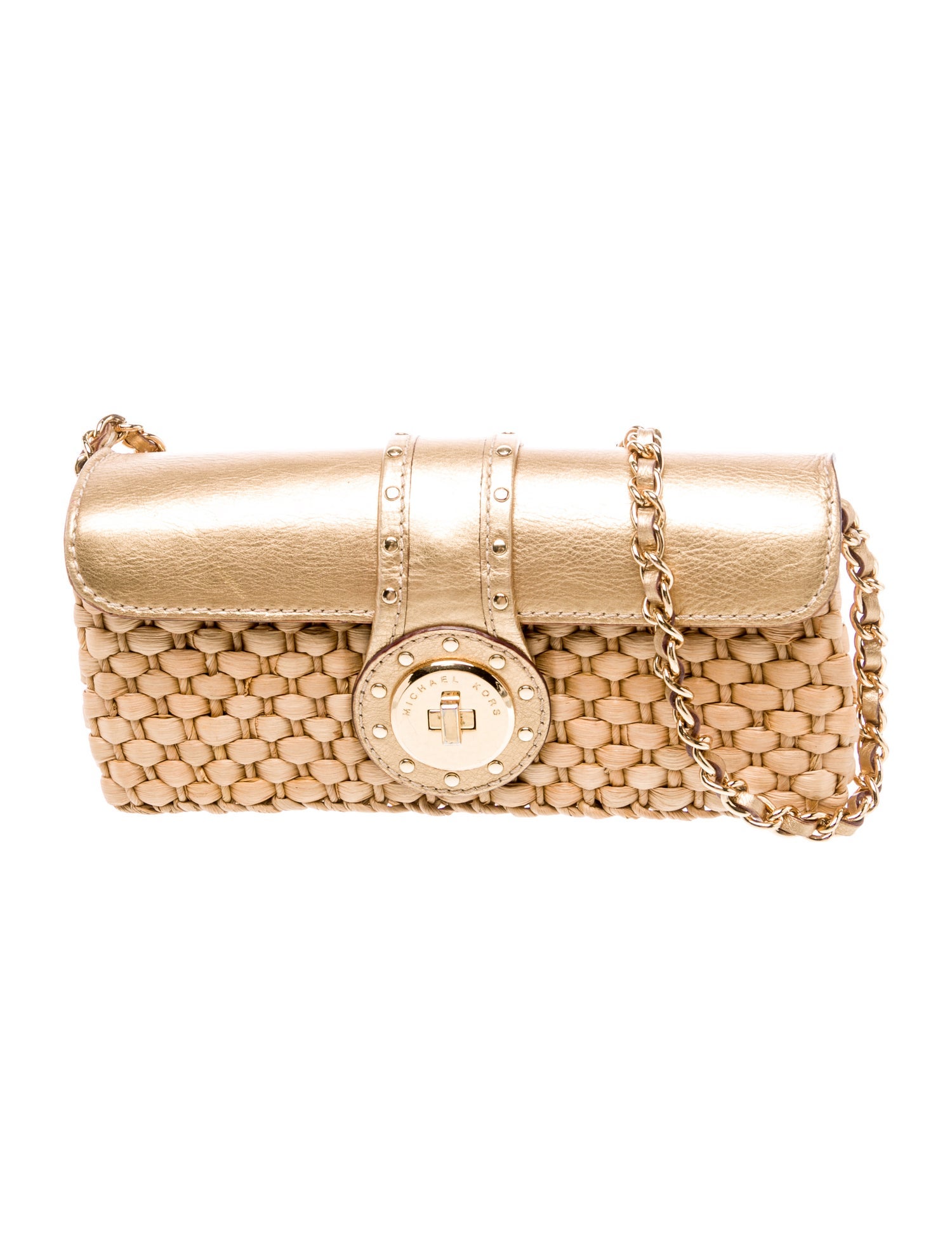 Michael Michael Kors Raffia Shoulder Bag