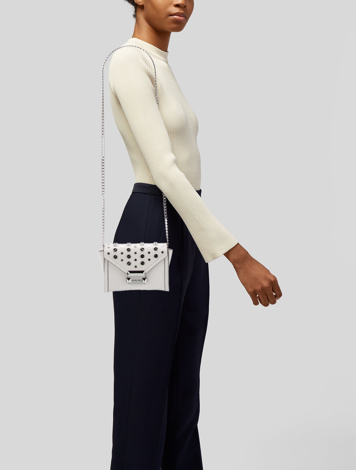 Michael Michael Kors Leather Crossbody Bag