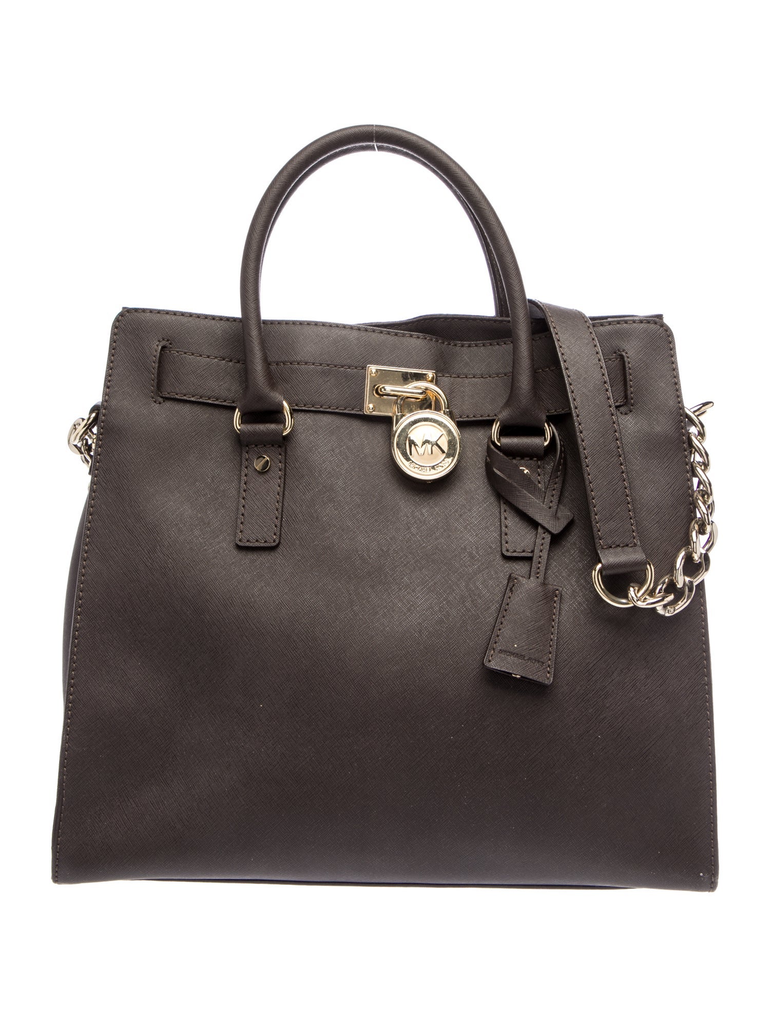 Michael Michael Kors Saffiano Leather Top Handle Bag