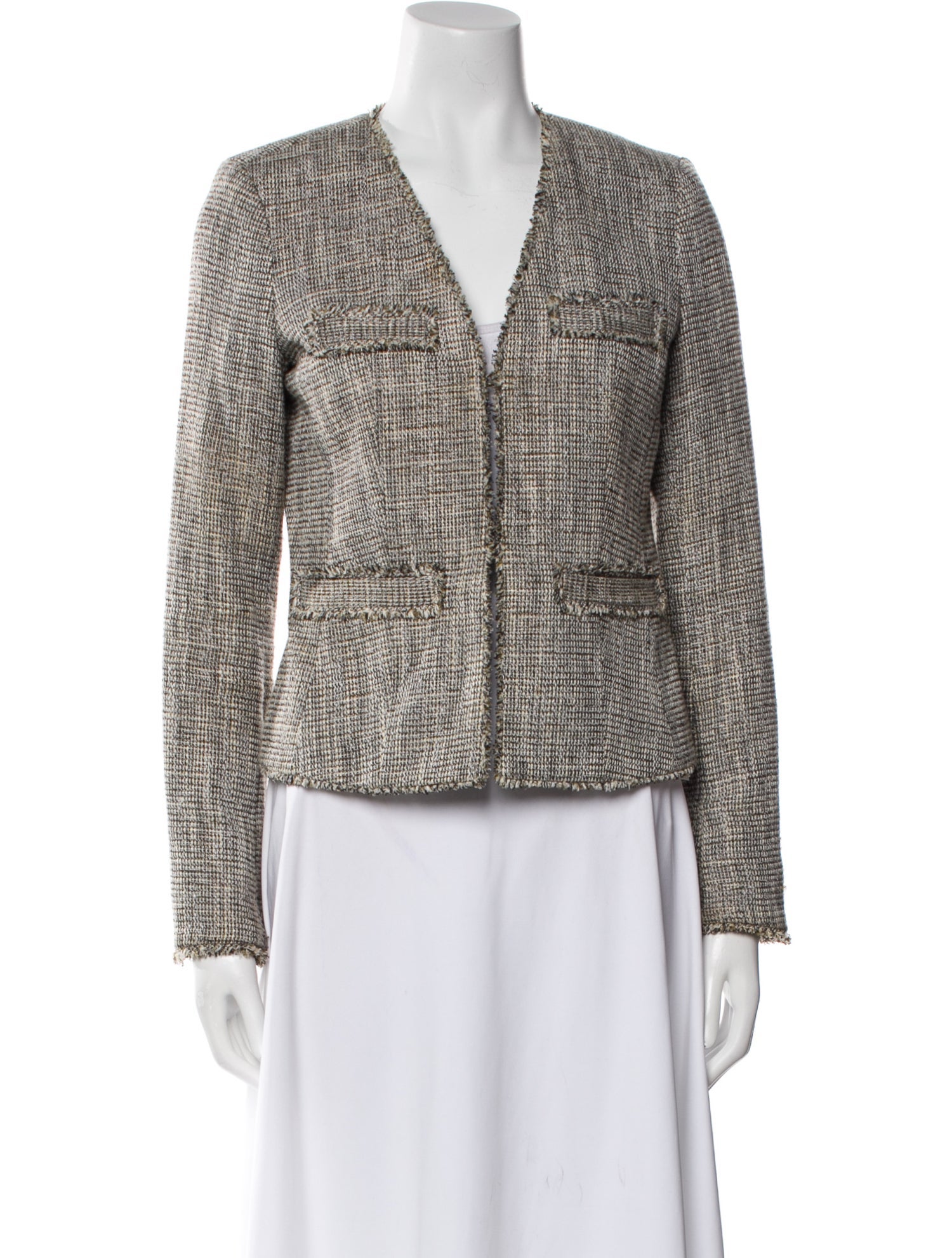Michael Michael Kors Tweed Pattern Blazer