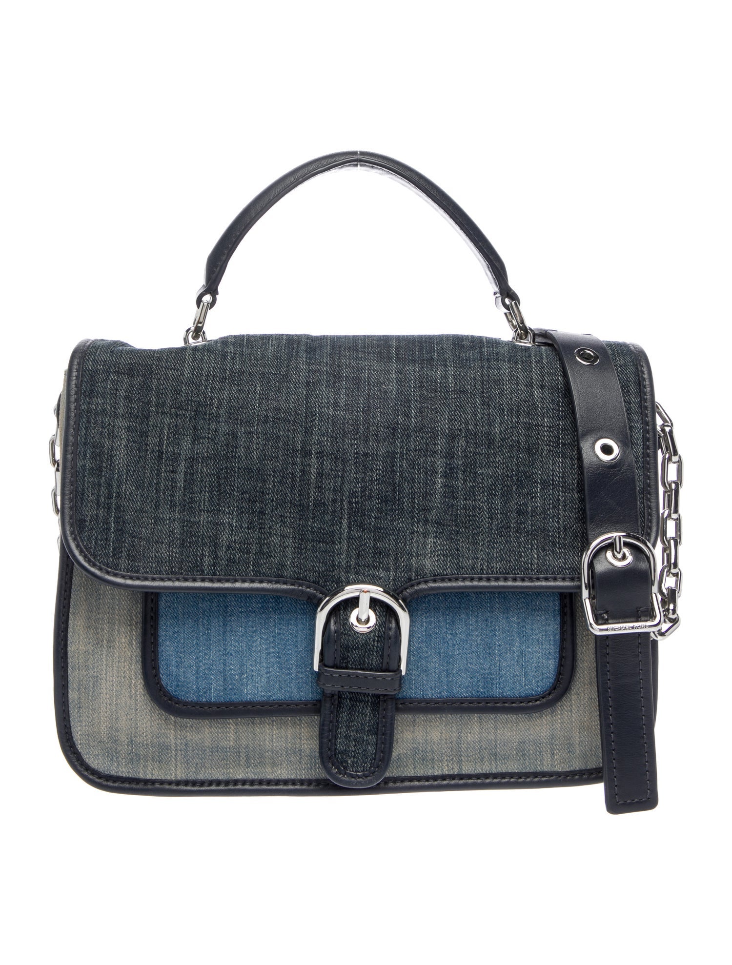 Michael Michael Kors Denim Top Handle Bag