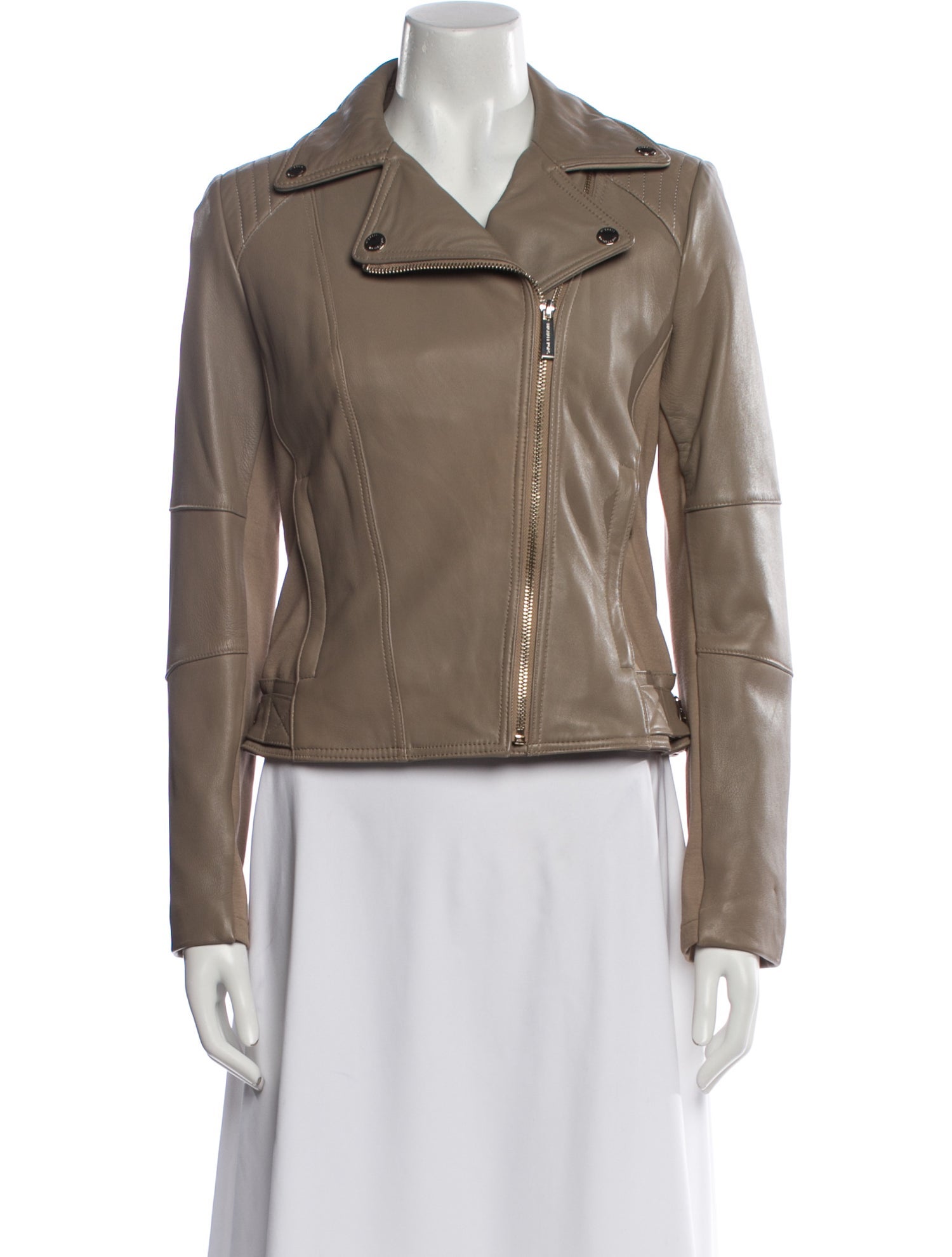 Michael Michael Kors Leather Biker Jacket