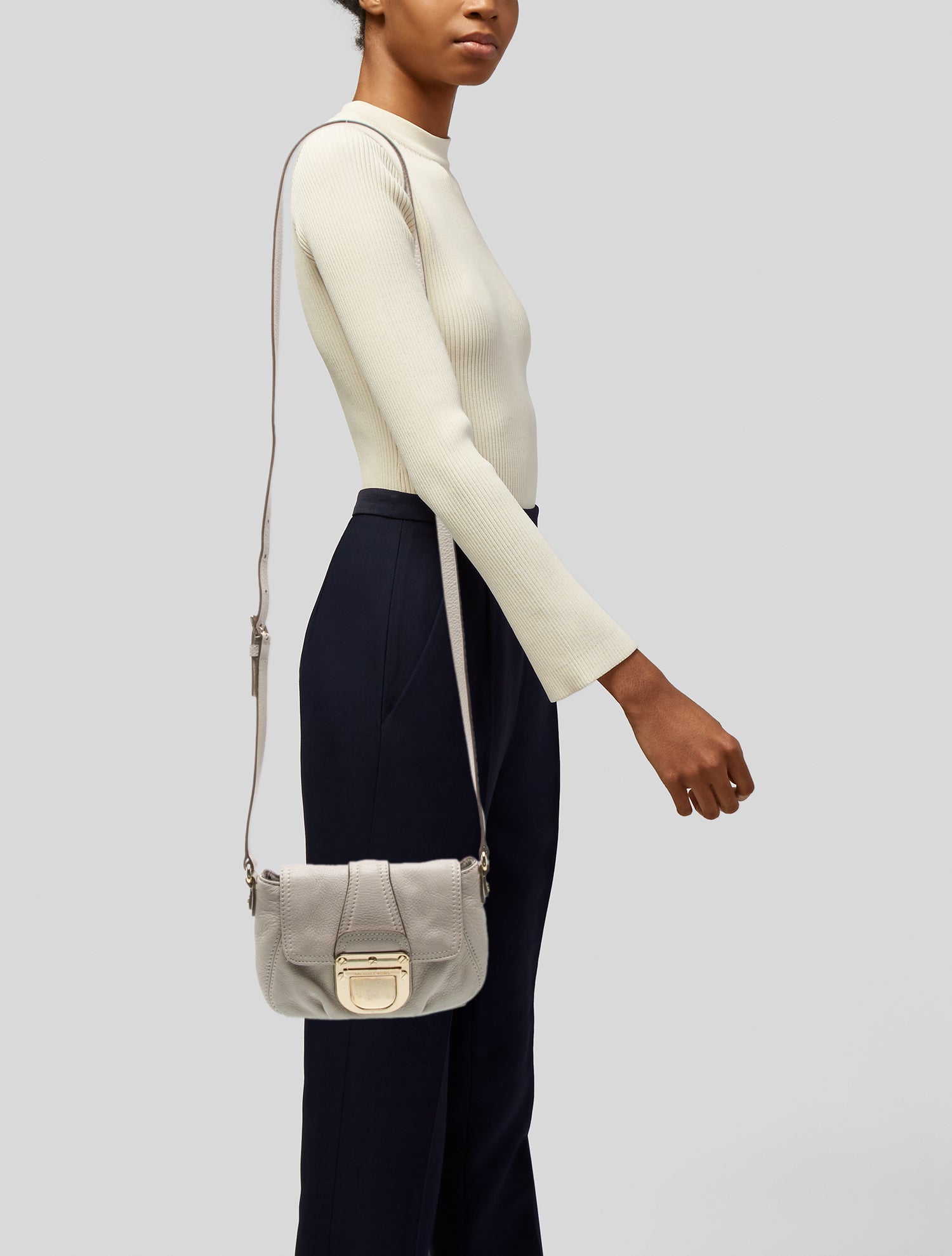 Michael Michael Kors Leather Crossbody Bag