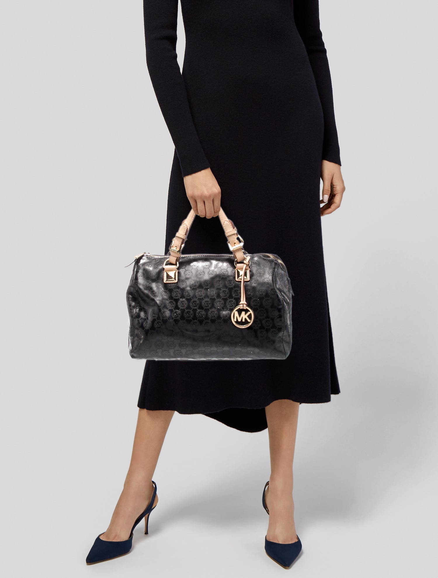 Michael Michael Kors Monogram Top Handle Bag