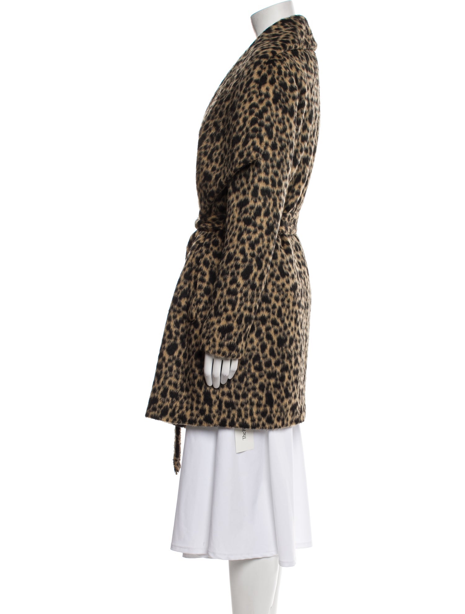 Michael Michael Kors Animal Print Faux Fur Coat