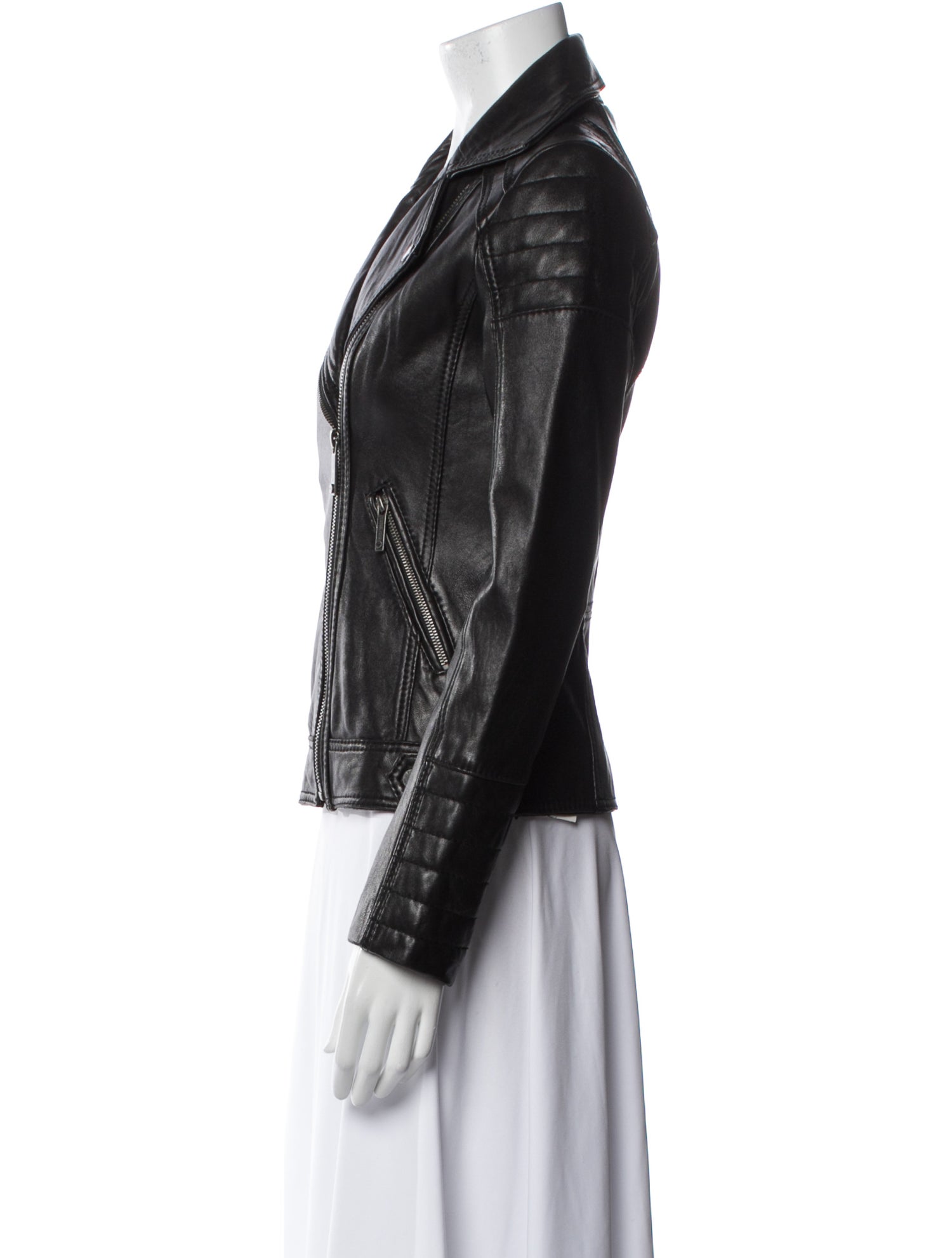 Michael Michael Kors Leather Biker Jacket