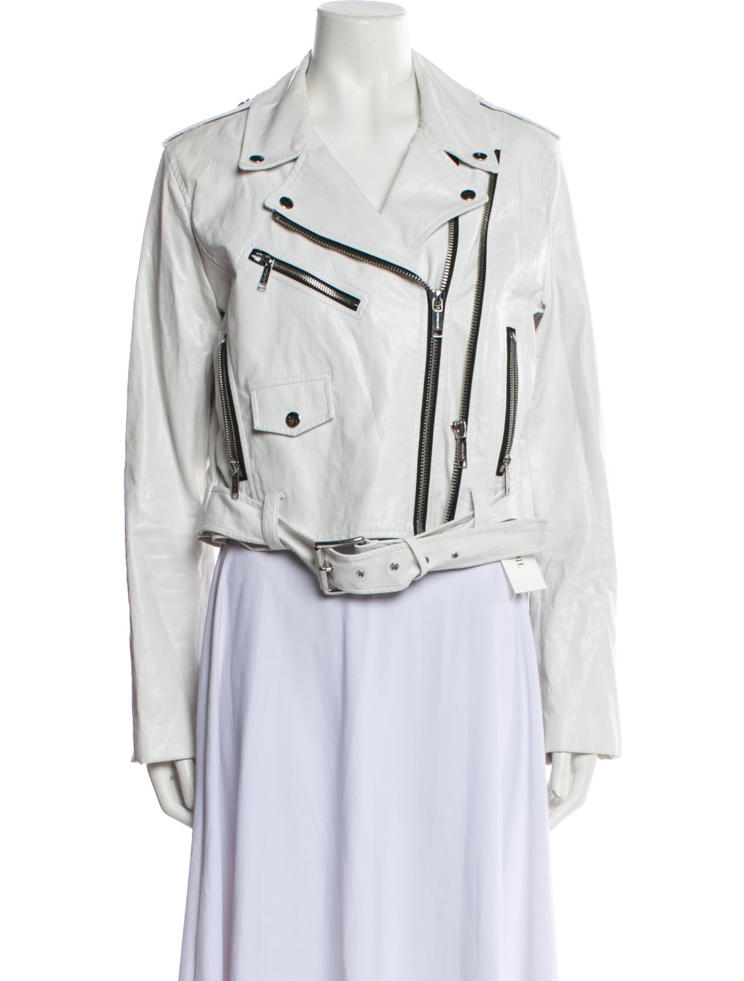 Michael Michael Kors Leather Biker Jacket