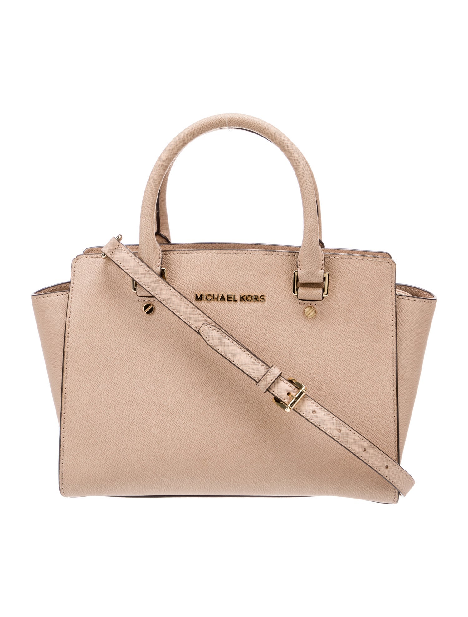 Michael Michael Kors Saffiano Leather Top Handle Bag