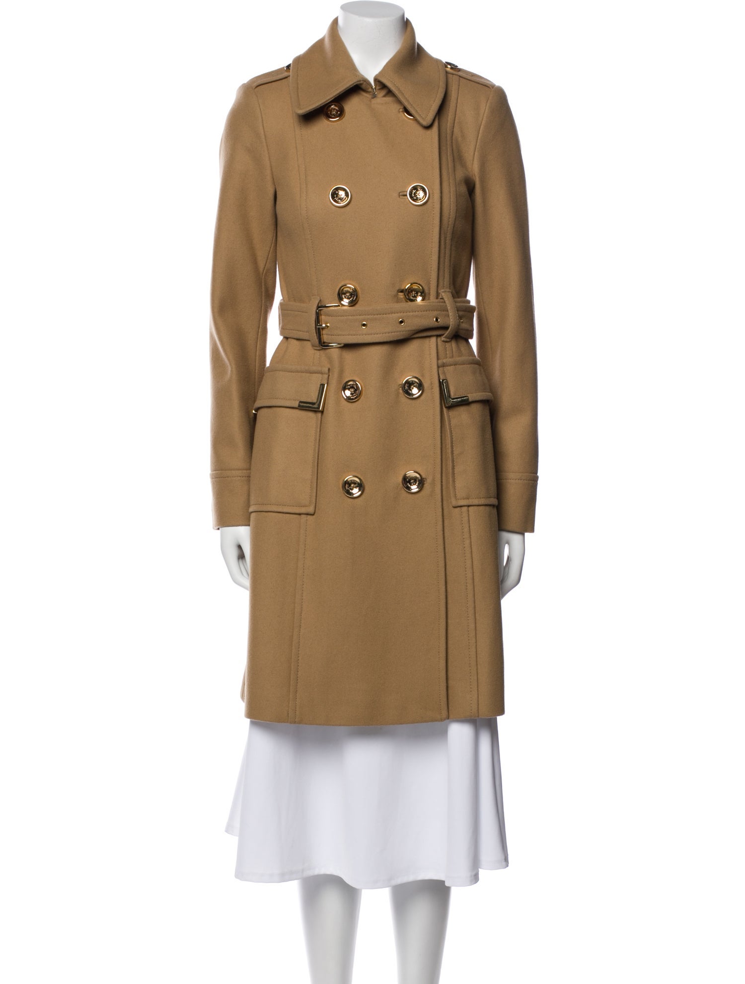 Michael Michael Kors Wool Trench Coat