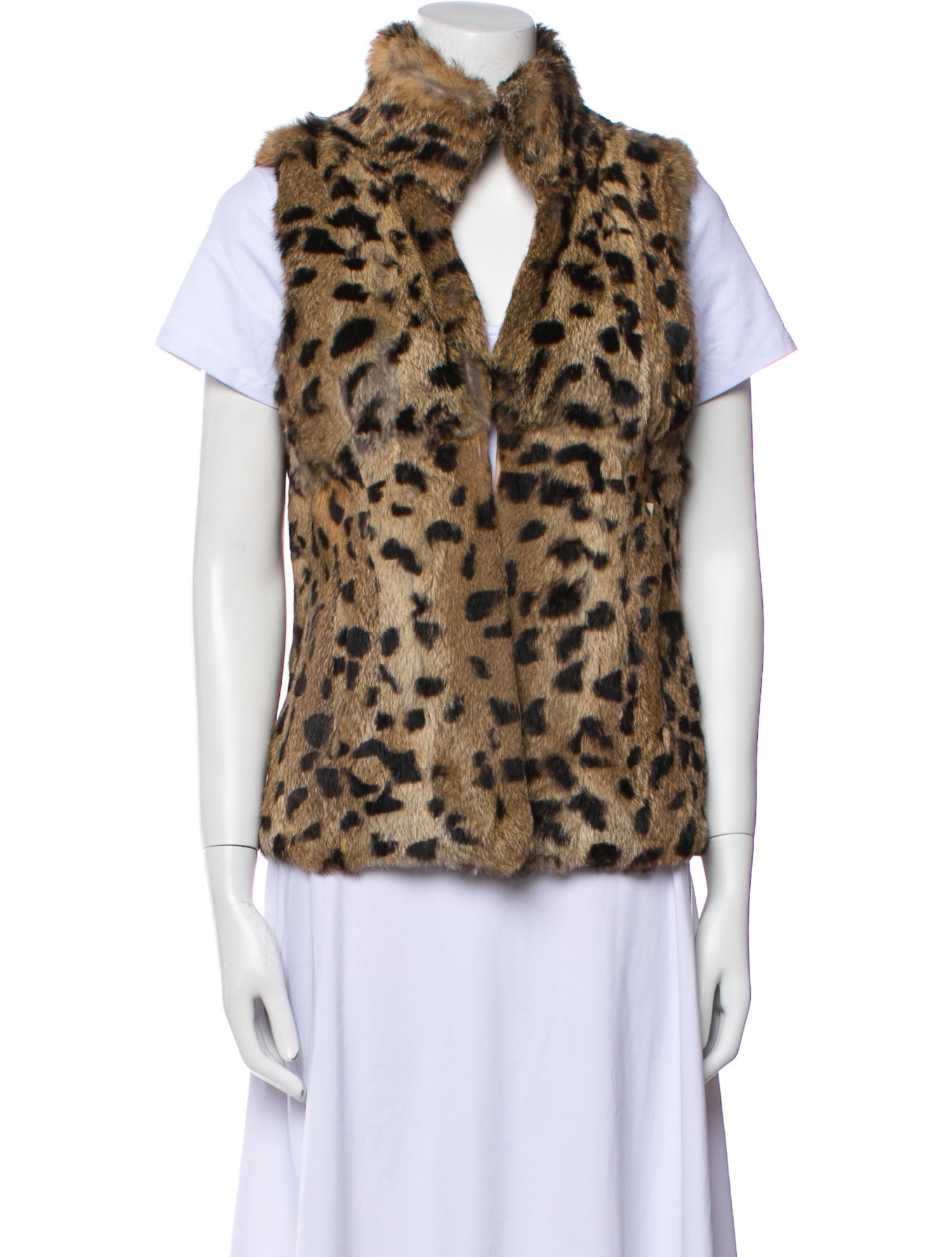 Michael Michael Kors Fur Animal Print Fur Jacket