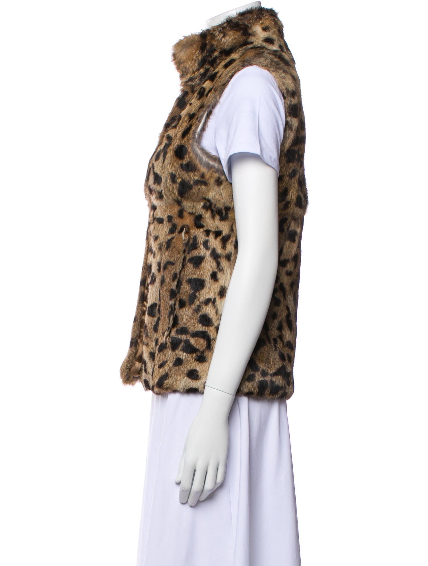 Michael Michael Kors Fur Animal Print Fur Jacket