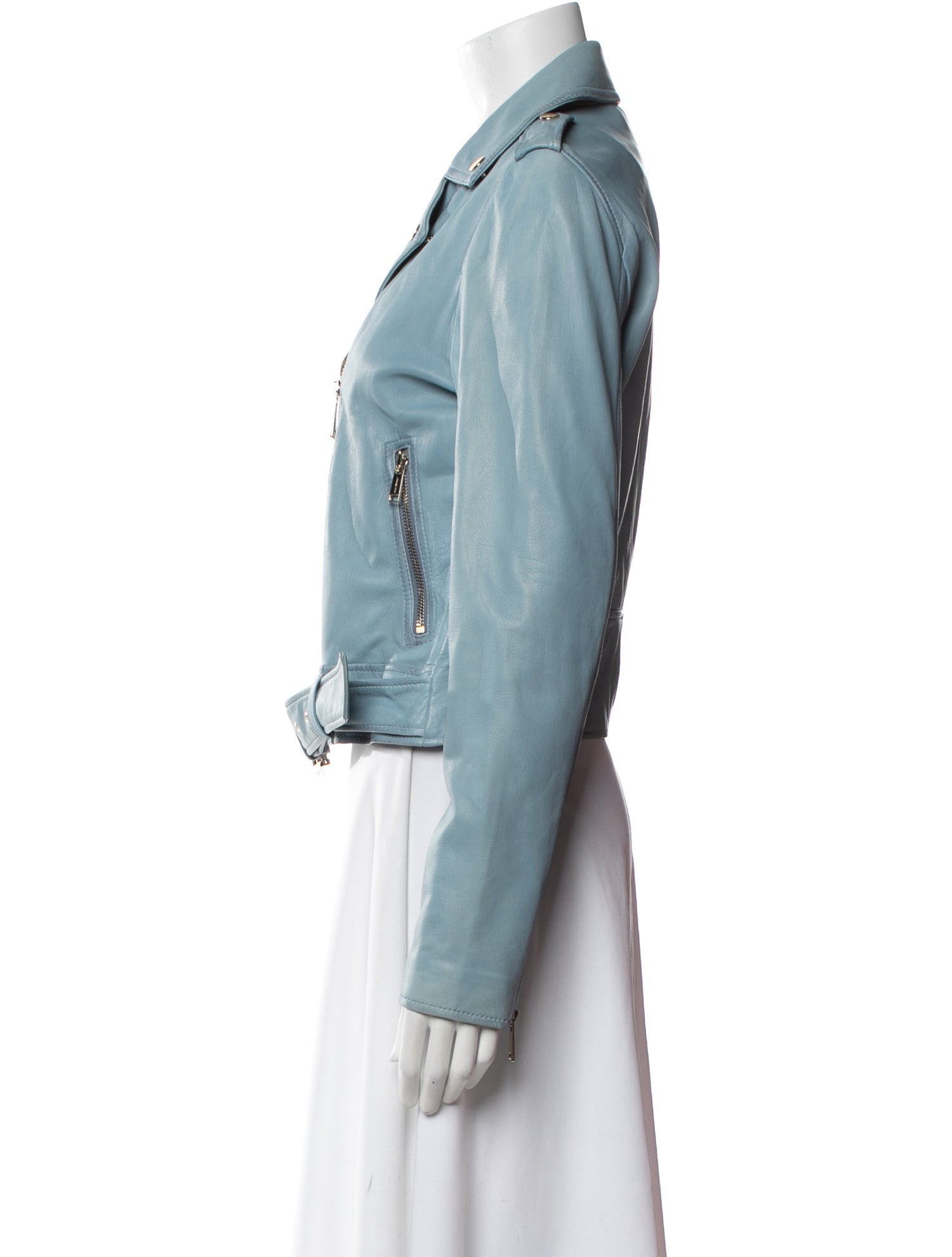 Michael Michael Kors Leather Biker Jacket