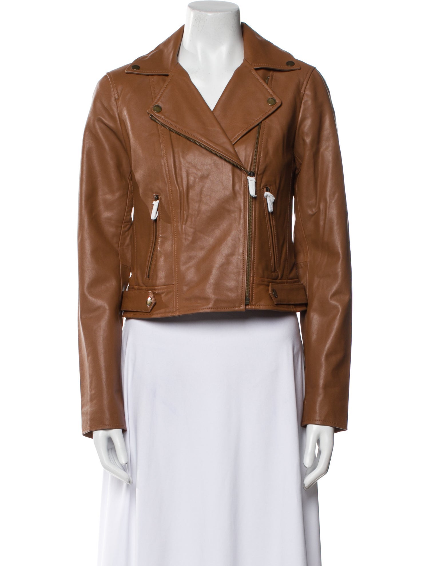 Michael Michael Kors Leather Biker Jacket