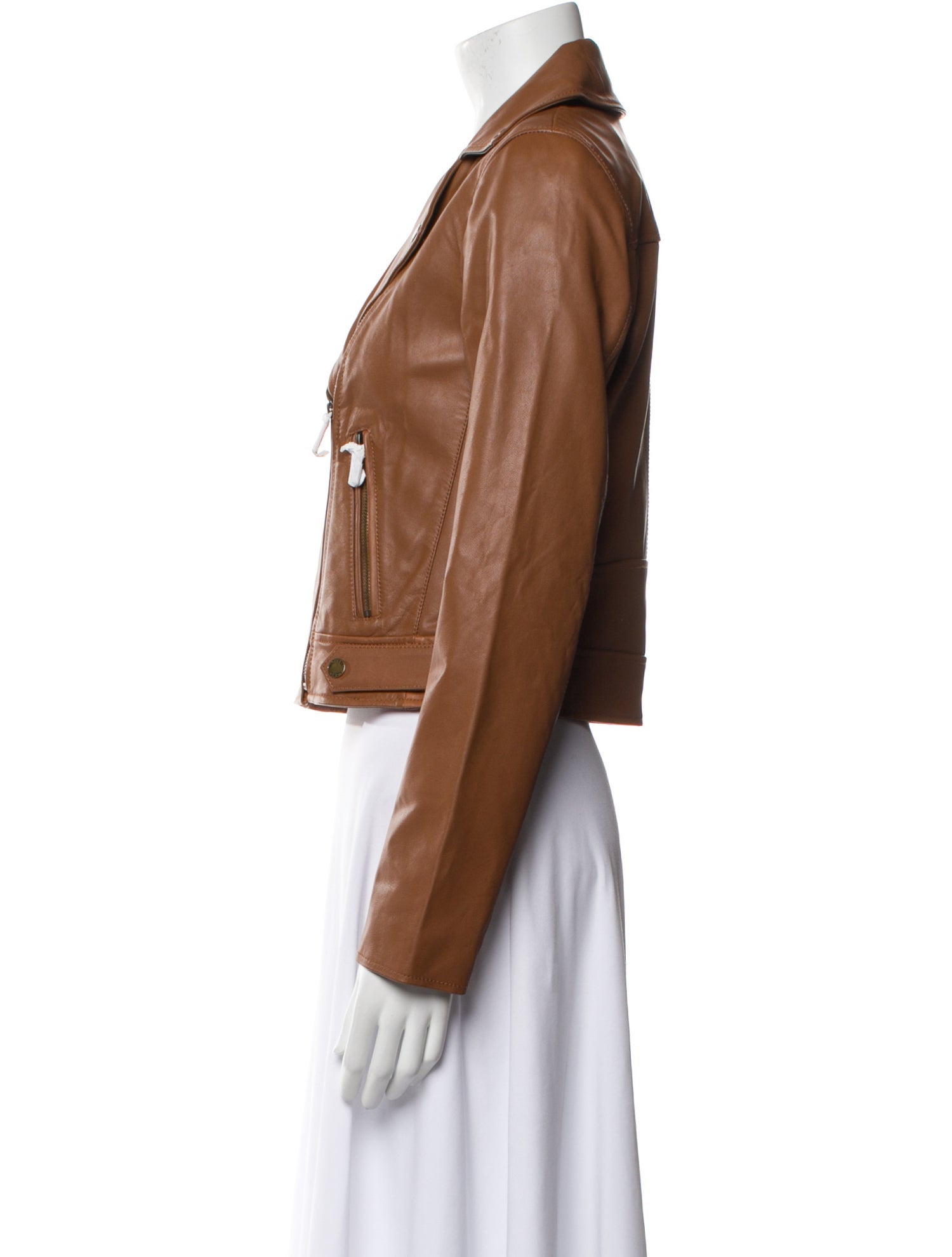 Michael Michael Kors Leather Biker Jacket