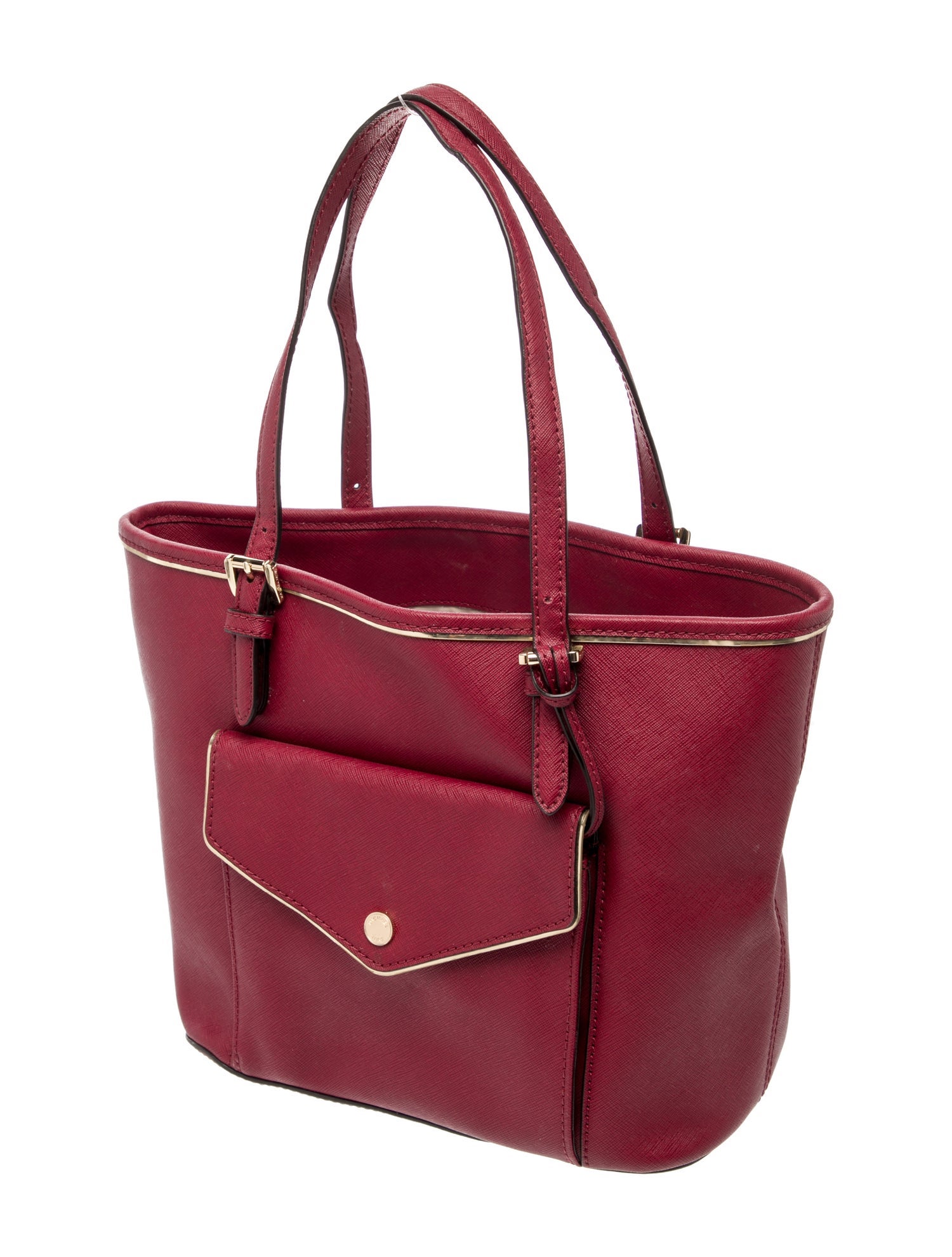 Michael Michael Kors Saffiano Leather Top Handle Bag