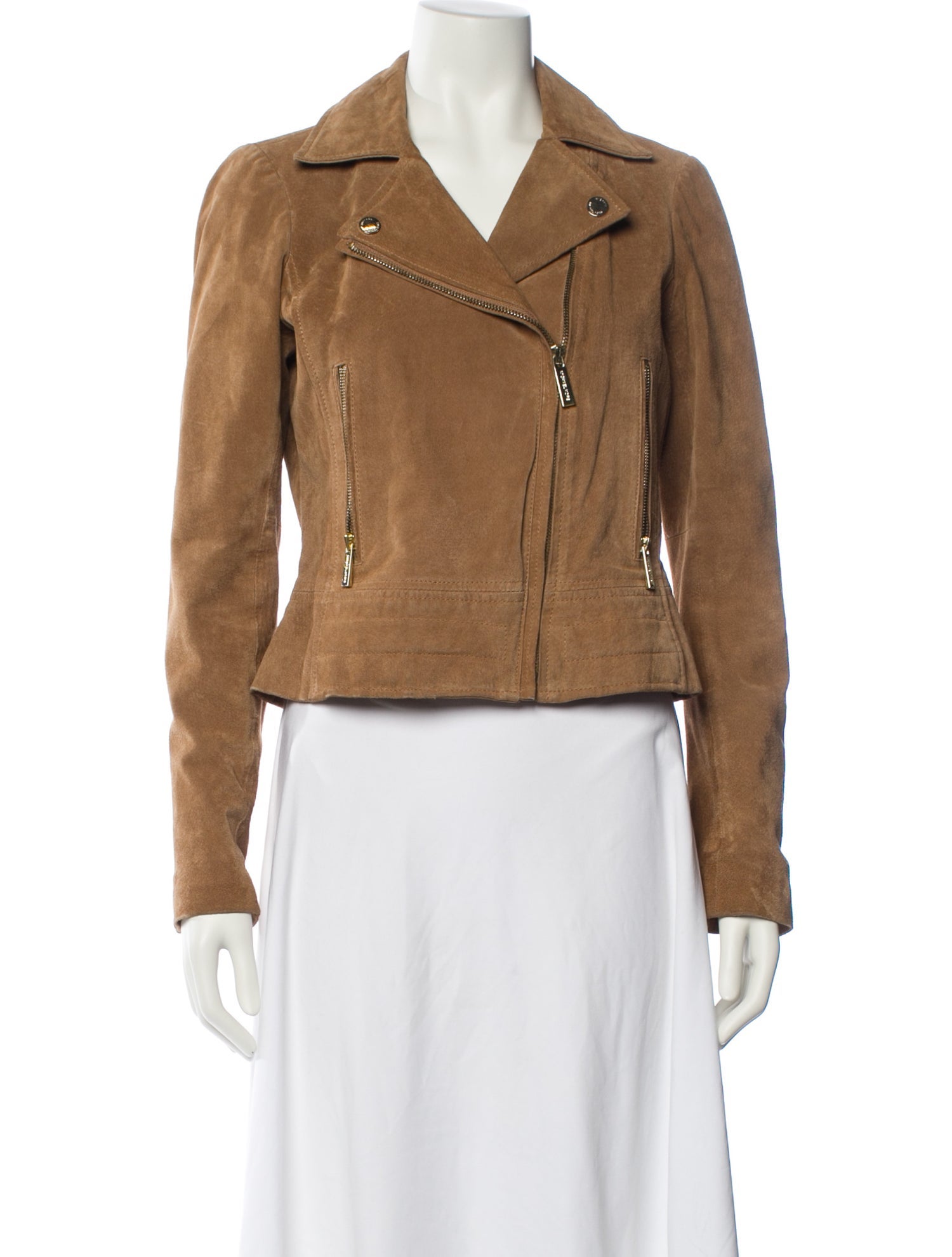 Michael Michael Kors Leather Biker Jacket
