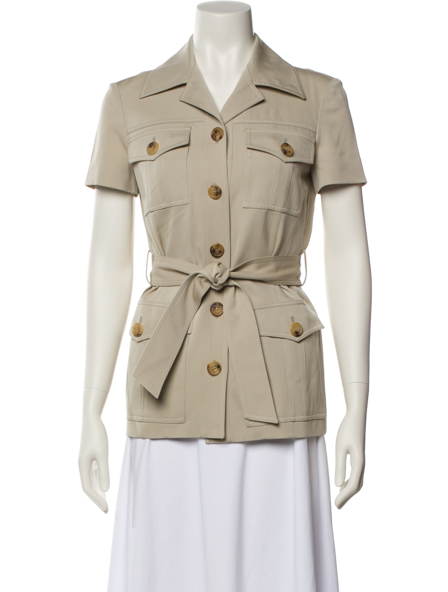 Michael Michael Kors Virgin Wool Trench Coat
