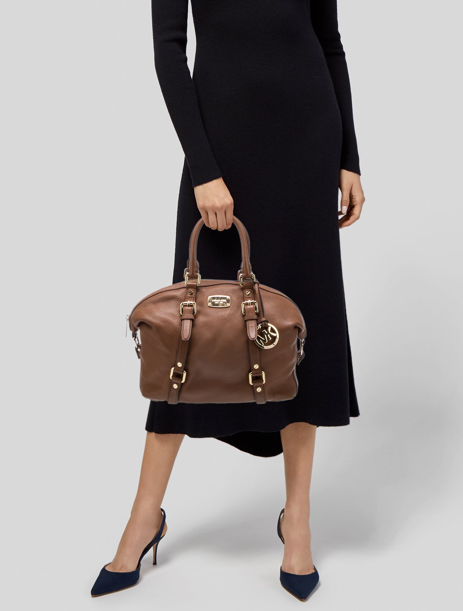 Michael Michael Kors Leather Top Handle Bag