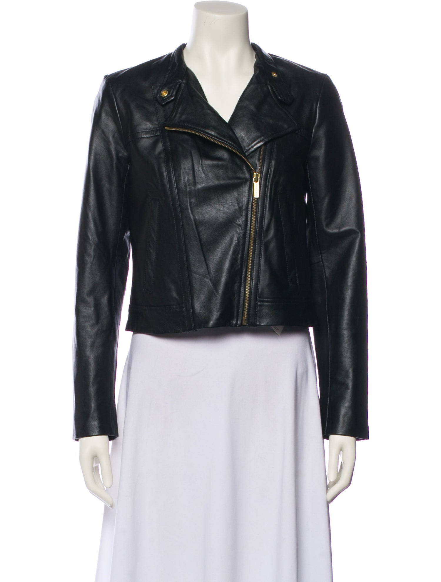 Michael Michael Kors Leather Biker Jacket