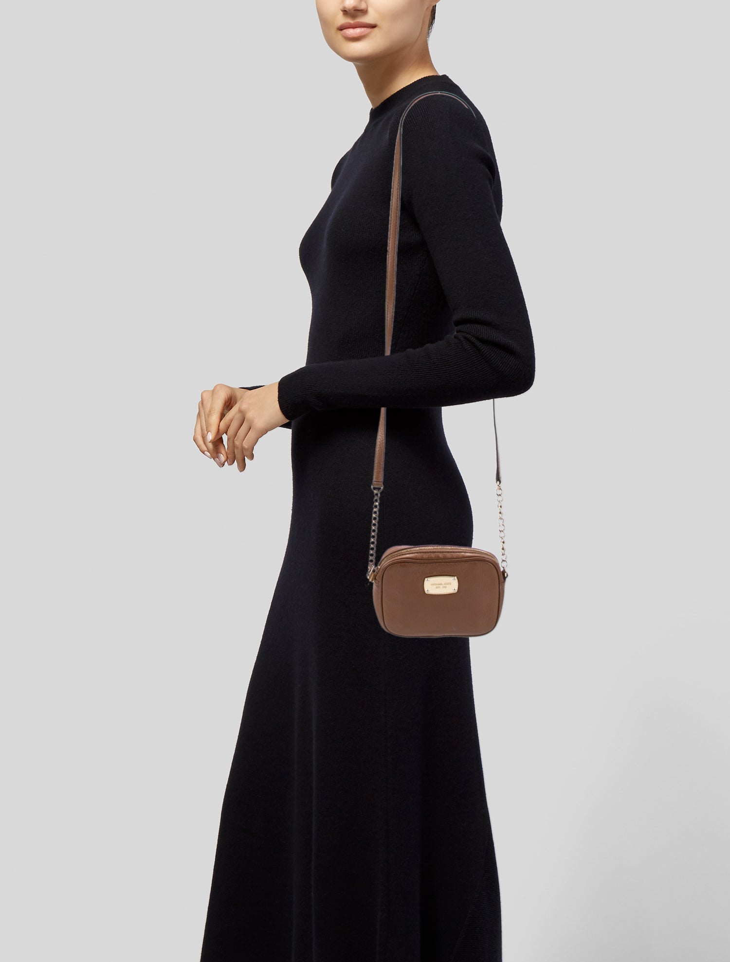 Michael Michael Kors Leather Crossbody Bag