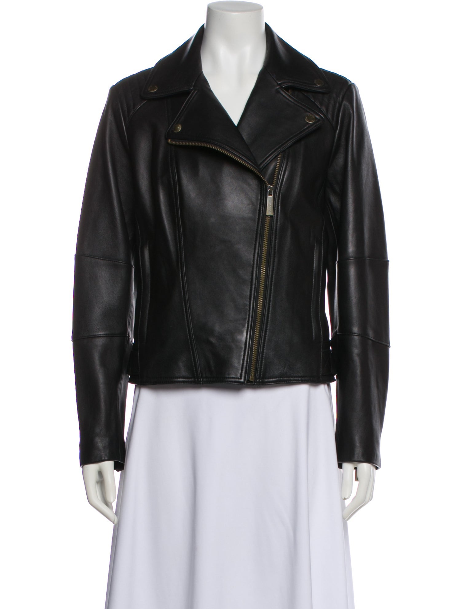 Michael Michael Kors Leather Biker Jacket